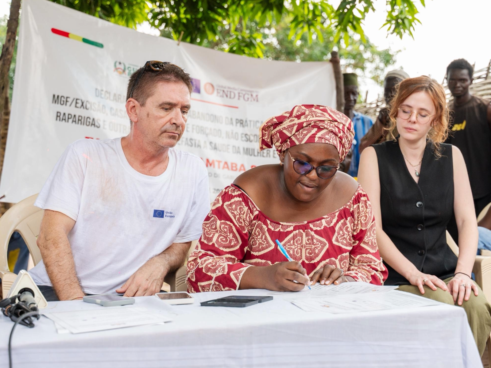 Carlos, Marilatu and Lea