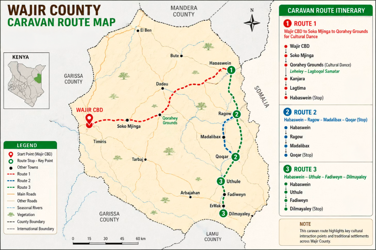 Wajir Map